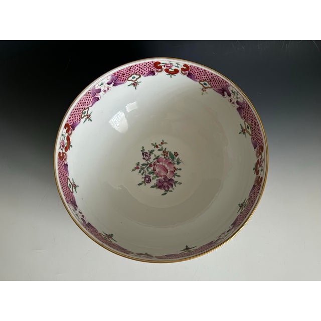 Mid 18th Century Mid-18th Century English Soft-Paste Porcelain Punch Bowl, Circa 1755–1770 For Sale - Image 5 of 12