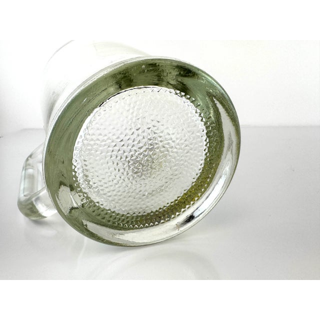 Vintage Mid Century Mallard Duck Glass Pitcher With Hand-Painted Scene For Sale - Image 14 of 14