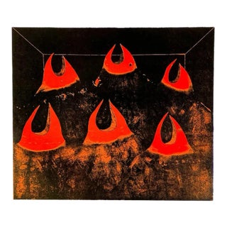 1960s Lundberg Abstract Serigraph For Sale