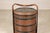 Vintage Chinese Rattan Wedding Basket with Carved Handle and Nested Containers For Sale - Image 15 of 18