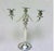 English Pair of Antique Convertible Sterling Silver 3-Light Georgian Revival Candelabra, Circa 1950 For Sale - Image 3 of 18