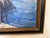 Paint V. Caskey Coastal Harbor Vintage Oil Painting Signed 1975 Maritime Seascape Art For Sale - Image 7 of 12