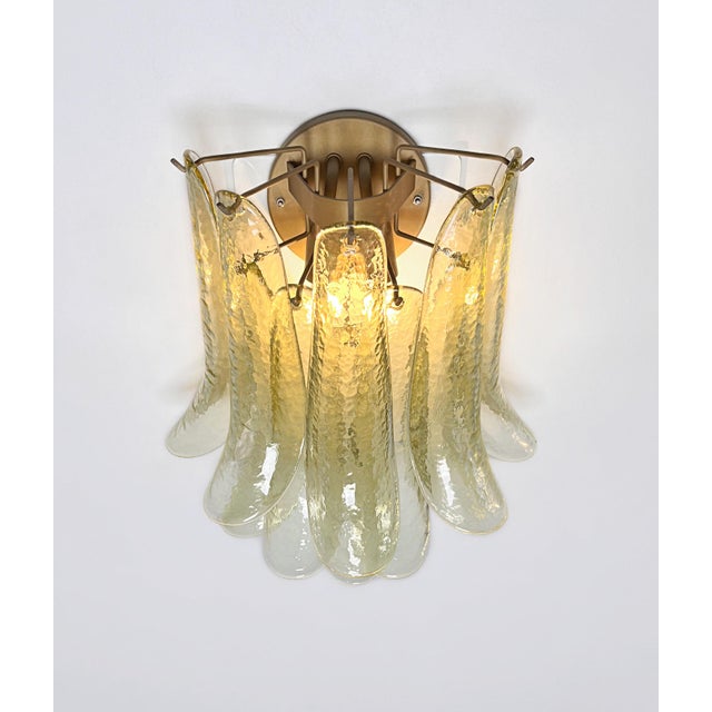 Vintage Italian Murano Wall Lights from Mazzega, 1990s, Set of 2 For Sale - Image 12 of 18