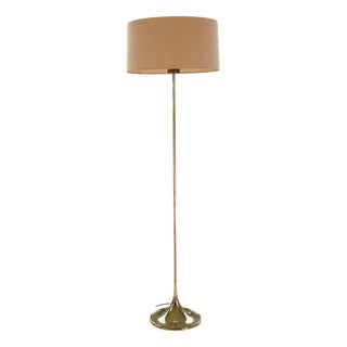 Mid-Century Brass G-024 Floor Lamp from Bergboms, Sweden, 1960s For Sale