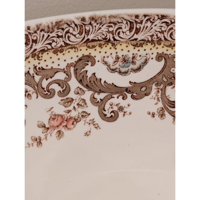 Late 19th Century Late 19th Century Maddock's Large English Centerpiece Bowl For Sale - Image 5 of 7