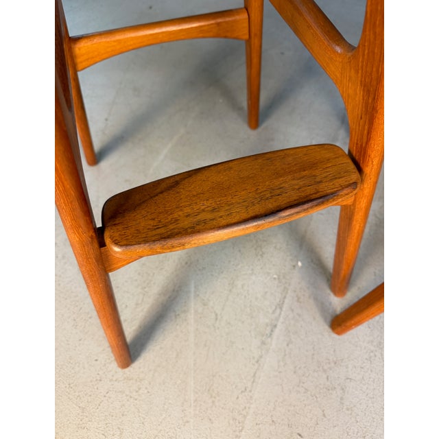 Trio of Model Od-61 Bar Stools by Erik Buch for o.d. Mobler, Denmark, C. 1960's For Sale - Image 11 of 11