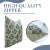 Contemporary Fabdivine Baelpatra Print Linen Blend Cushion Cover- 20x20 For Sale - Image 3 of 5