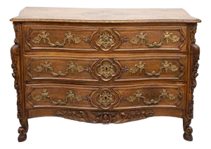 19th Century French Louis XV Style Oak Provençal Chest of Drawers