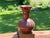 19th C Ottoman Terracotta Water Filter Vessel - Antique Tophane Islamic Redware Ceramic Qulla Jug For Sale - Image 11 of 11