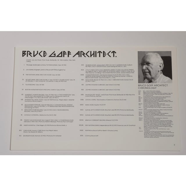 Black Bruce Goff Architectural Portfolio, 1978 For Sale - Image 8 of 17