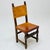 Antique Swedish Folk Art Farm Country Dining Chairs in Pine and Tan Leather, 1890s For Sale - Image 5 of 11