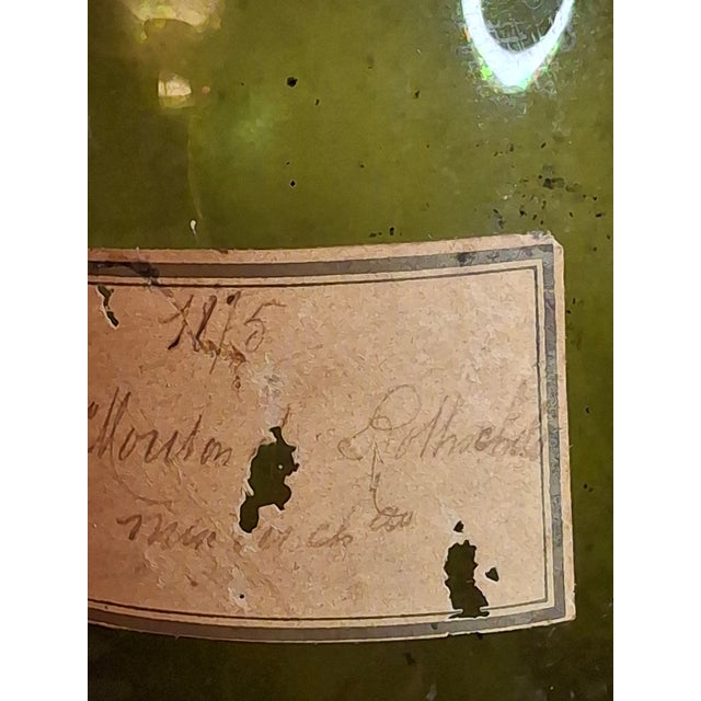 French Rare Private Reserve Château Mouton Rothschild 1945 "Victory" Vintage – Unique Hand-Labeled Specimen For Sale - Image 3 of 16