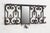 French Wall Coat Hat Rack Stand in Wrought Iron with Mirror, 1950s For Sale - Image 9 of 9