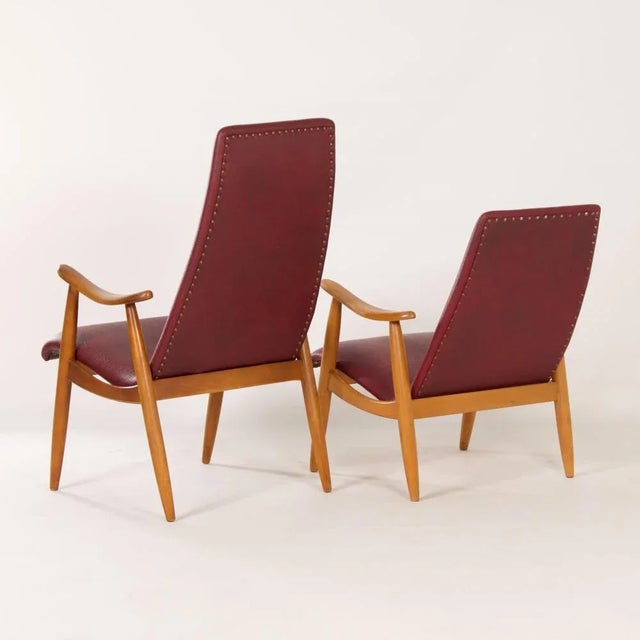 1960s Set of Armchairs by Louis Van Teeffelen for Webe, 1960s For Sale - Image 5 of 11