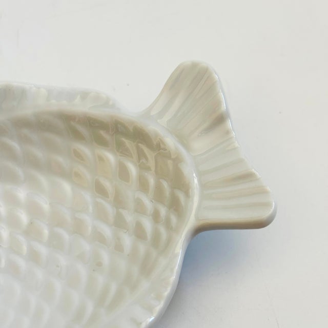 Vintage Ceramic Fish Tray, Made in Japan For Sale - Image 4 of 6