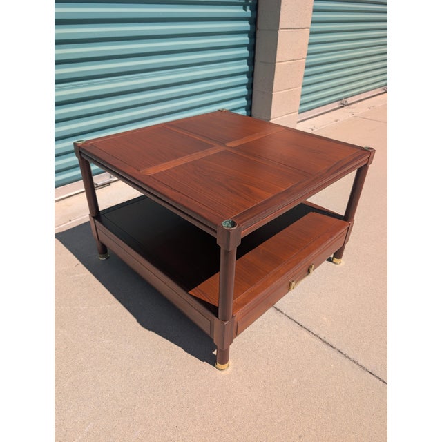1960s Refinished Mid Century Walnut End/Coffee Table by Heritage, C1960s For Sale - Image 5 of 17