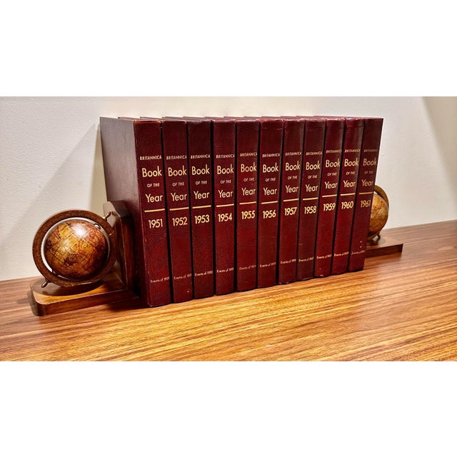 1950s Vintage Britannica Book of the Year Events of 1950 Thru 1960 Set of 11 For Sale - Image 5 of 10