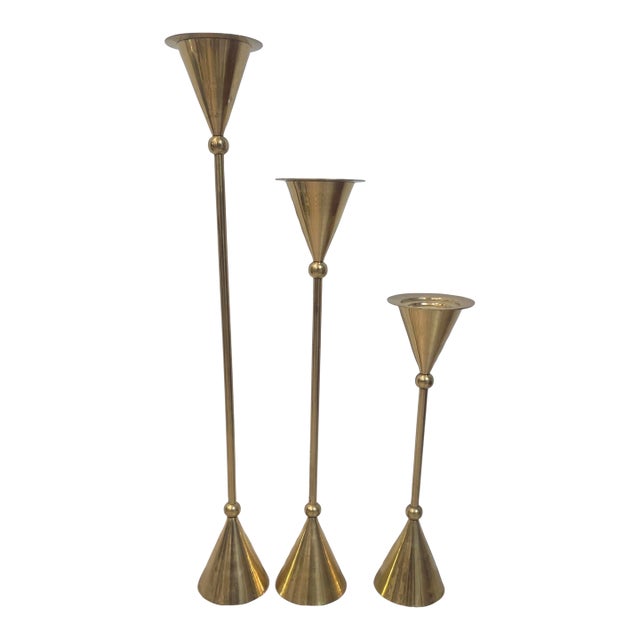 1970s Memphis Style Candle Holder Set Christian De Beaumont Style For Sale