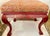 Just in, This Vintage George II Style Red Chinoiserie Lacquer oOtoman Upholstered This is a classic and elegant ottoman...