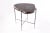 Contemporary Living Edge Petrified Wood Top W Iron Stand Accent Table or Side Table 45 For Sale - Image 3 of 5