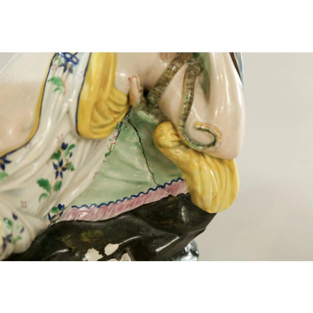 Antique Staffordshire Anthony and Cleopatra- a Pair For Sale - Image 11 of 13