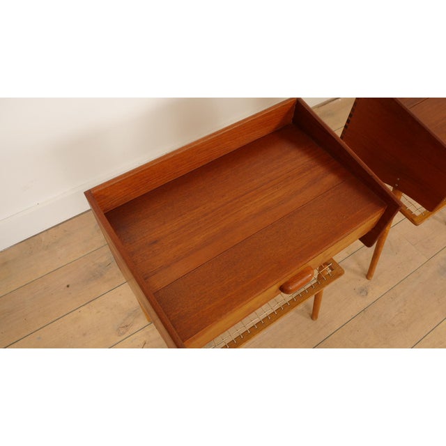 Danish Bedside Tables in Teak, Set of 2 For Sale - Image 13 of 16