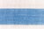 Doris Leslie Blau Dhurrie Vintage Striped White And Blue Flatweave Cotton Rug For Sale - Image 4 of 8