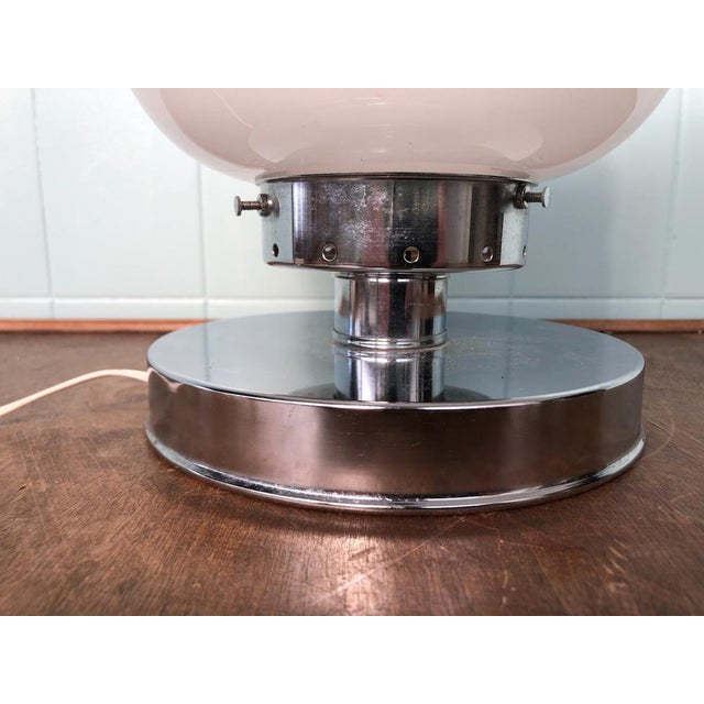 Vintage Italian Table Lamp in Murano and Steel Glass, 1970s For Sale - Image 10 of 14