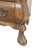 Vintage Dutch Baroque Revival Oak Bombé Three-Drawer Chest With Paw Feet For Sale - Image 17 of 18