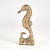 Vintage Art Deco Style Brass Seahorse Sculpture For Sale - Image 4 of 7