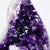 Amethyst Cluster on Stand, 13 Inches, 20 Pounds, Fine Quality (Uruguay #H0140) For Sale - Image 4 of 8