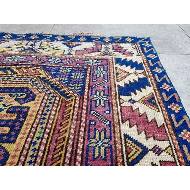Textile 1960s Decorative Vintage Anatolian Rug For Sale - Image 7 of 10