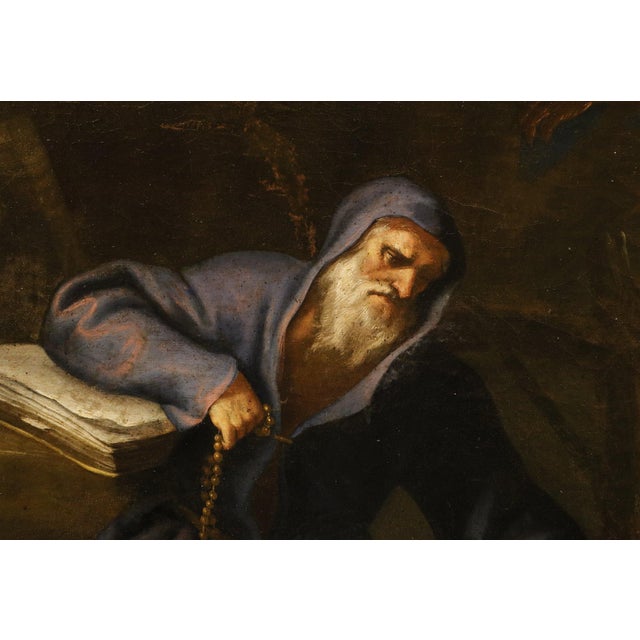 Workshop of Pier Francesco Mola ‘Il Ticinese, The Temptations of Saint Anthony, 1670, Oil on Canvas For Sale - Image 6 of 14