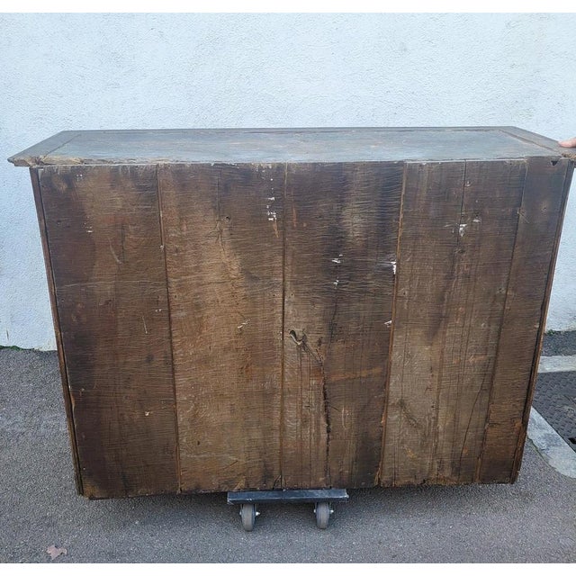 Wood Large 19th Century Cabinet with Theater on Base, Holland For Sale - Image 7 of 18