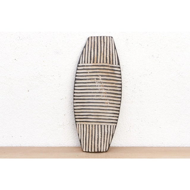 African African Black & White Shield For Sale - Image 3 of 6