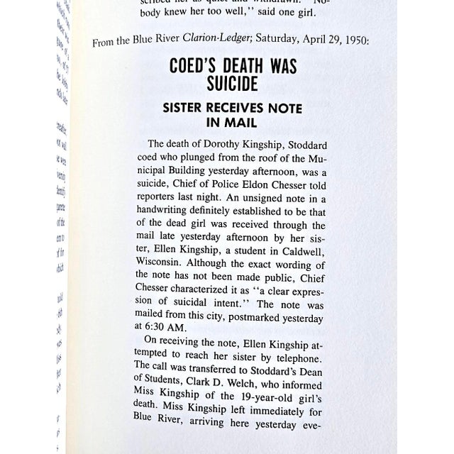 1989 Leather Special Edition,"A Kiss Before Dying", by Ira Levin, Franklin Library Mystery For Sale - Image 9 of 13