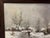 Hill Jean, Belgium Winter Landscape Man Alone Church in the Background, 1916, Oil on Canvas For Sale - Image 3 of 13