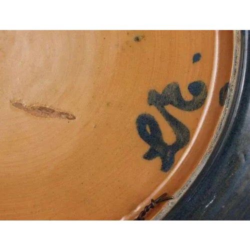 Vintage Ceramic Plate For Sale - Image 6 of 7