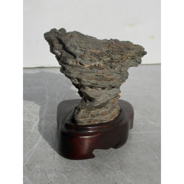 Chinese Chinese Scholars Stratified Gongshi Stone For Sale - Image 3 of 7