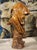 Pair of Antique French Carved Pine Busts of a Boy and a Girl, Circa 1900 For Sale - Image 13 of 18