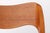 Danish Model 71 Chairs in Teak by Niels Otto Møller for J.L. Møllers, Set of 8 For Sale - Image 13 of 17