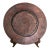 Antique Middle Eastern Copper Plate For Sale