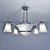 Art Deco Chandelier in Nickled Bronze by Degue, France, 1920s For Sale - Image 9 of 13