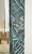 Handcrafted Teal & Black Patch Tin Ceiling Dressing Mirror For Sale - Image 4 of 6