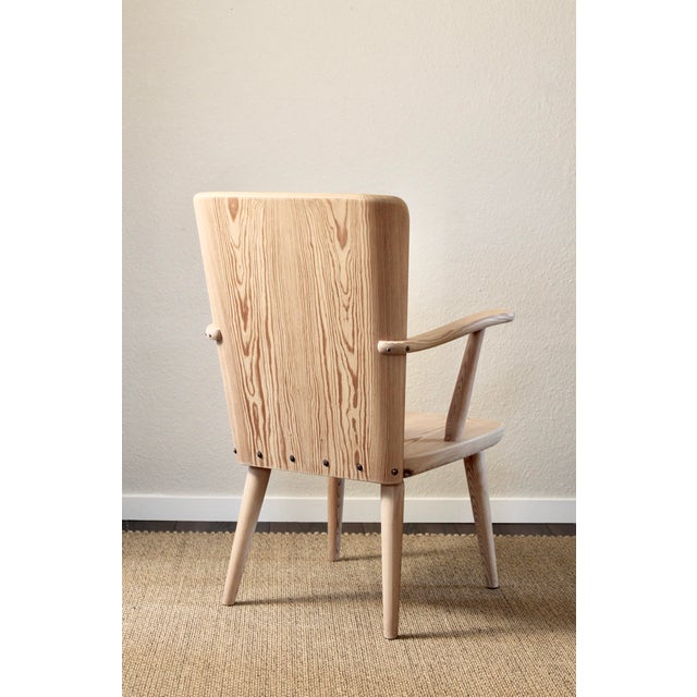 Pine Armchairs by Göran Malmvall and Svensk Fur, Sweden, 1950s, Set of 2 For Sale - Image 9 of 11