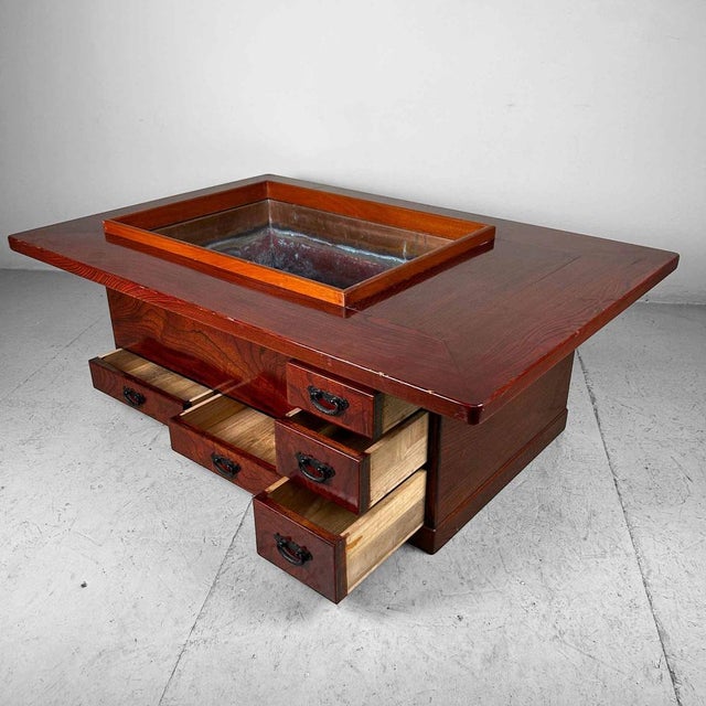 Long Shōwa Traditional Nagahibachi Flower Bowl,, Japan, 1960s For Sale - Image 6 of 15