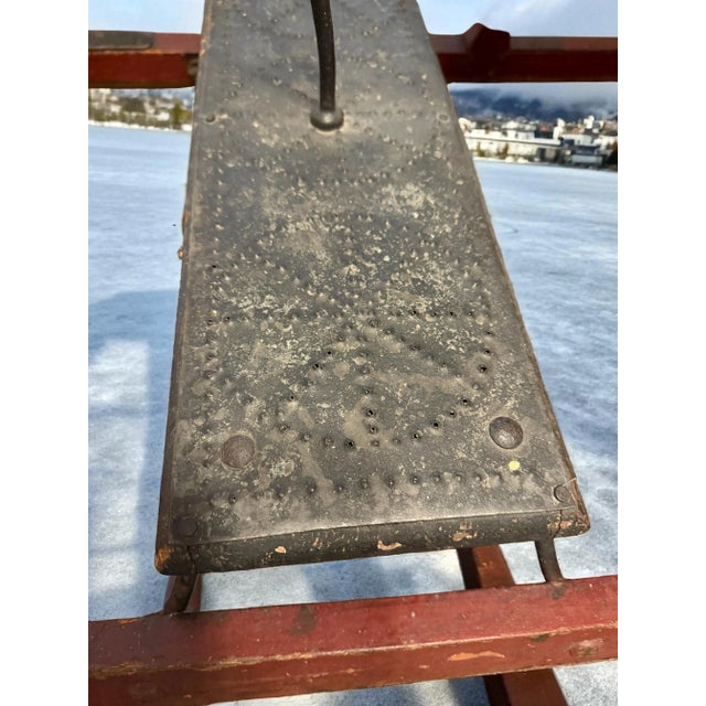 Wood Antique Late 1800's Scandinavian Arretikker Sleigh For Sale - Image 7 of 10