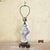 Ceramic Vintage Italian Capodimonte Style Porcelain Table Lamp With Scrollwork & Bronze-Tone Base For Sale - Image 7 of 18