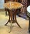 Traditional French Empire Center Table With Marquetry Inlay & Gilt Bronze Gallery For Sale - Image 3 of 3