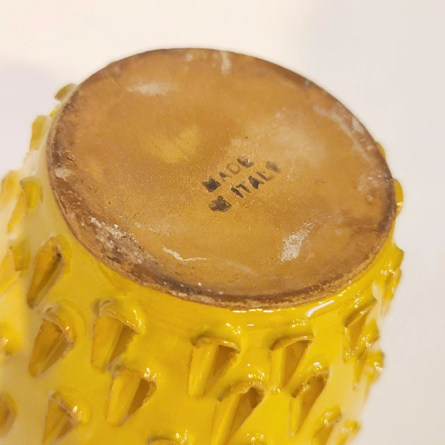 Mid Century Italian Pine Cone Style Vase For Sale In Raleigh - Image 6 of 7